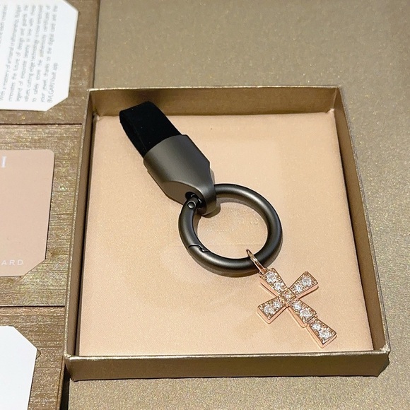 Bulgari bag charm keychain